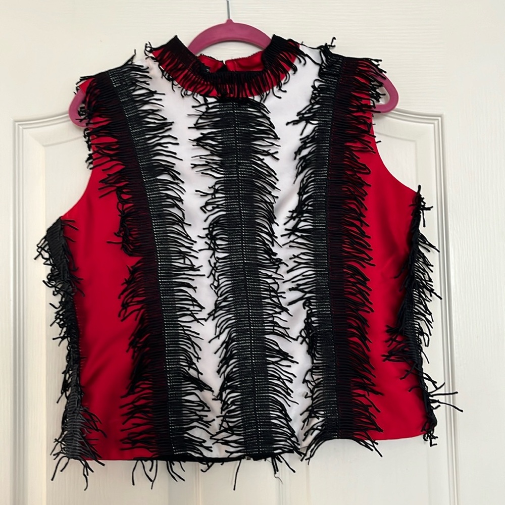 Stylish fringe top